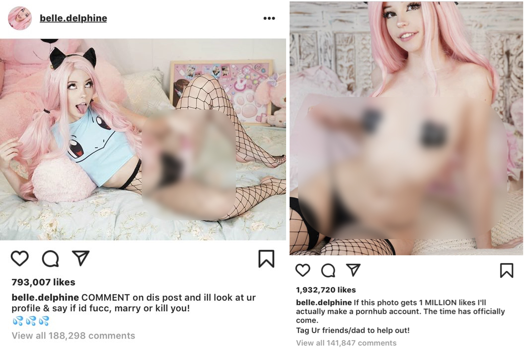 christine sydney recommends Belle Delphine Sex