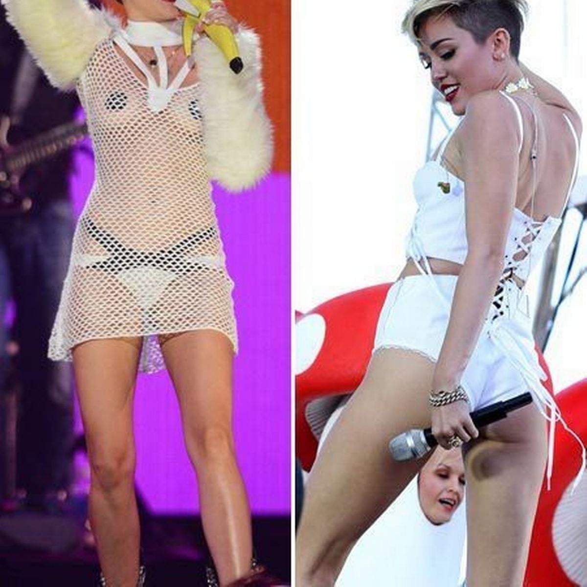 dana ha recommends miley cyrus naked on stage pic