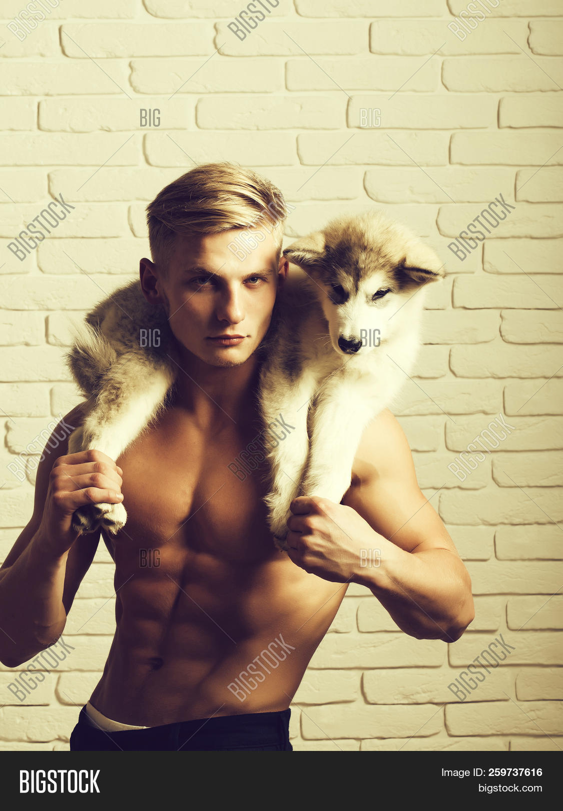 Best of Naked husky men