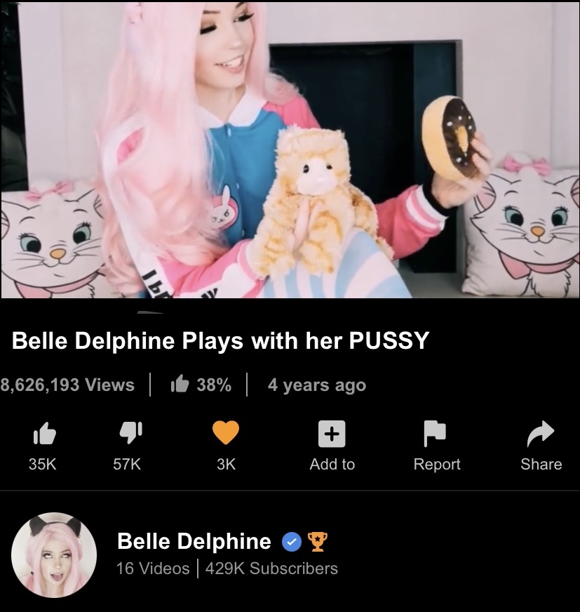 amanda mikell add belle delphine finger photo