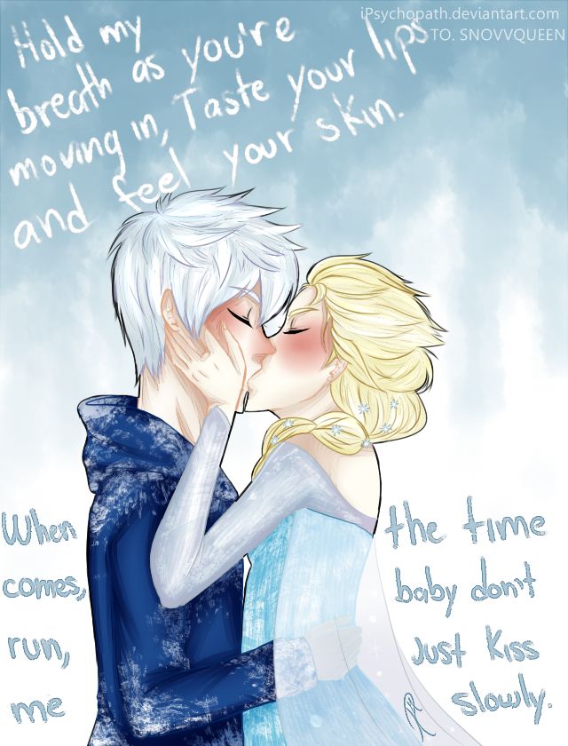 Elsa And Jack Frost Kissing succubus skyrim