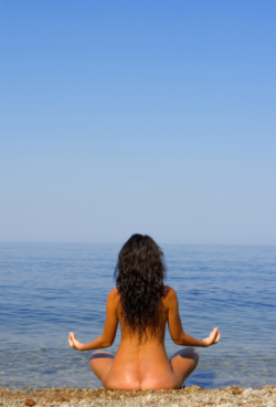 nude on spanish beach