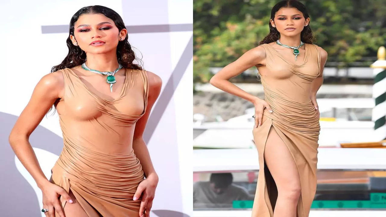 zendaya nipple slip