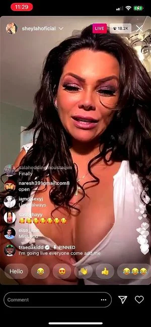 Nipple Slip Instagram Live teen gifs