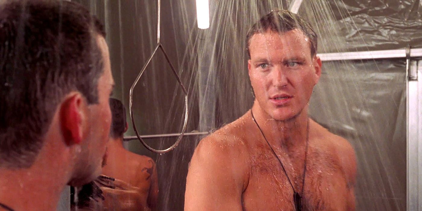 Coed Shower Scene threesome makeup