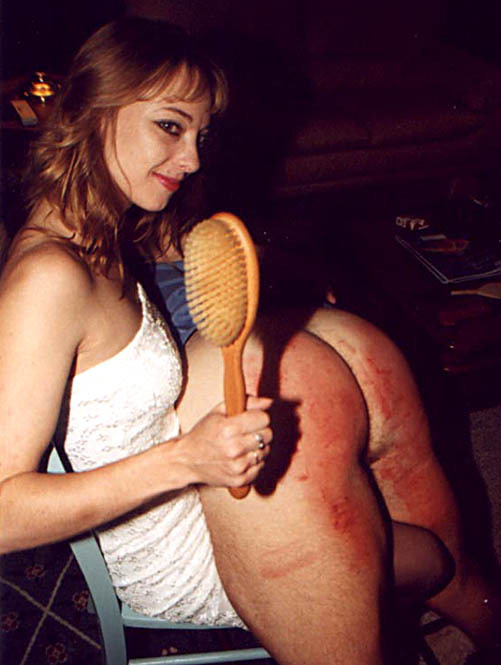 andrew breitbach add photo femdom hairbrush spanking