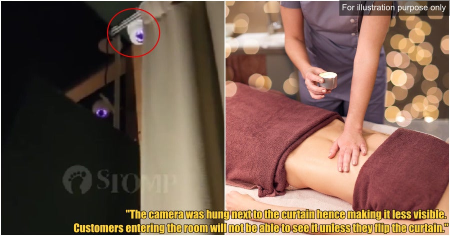 charles seng share massage palor hidden camera photos