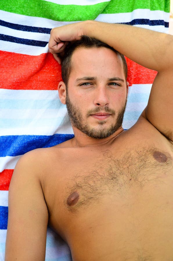 dave kirchner add hairy guys on the beach photo