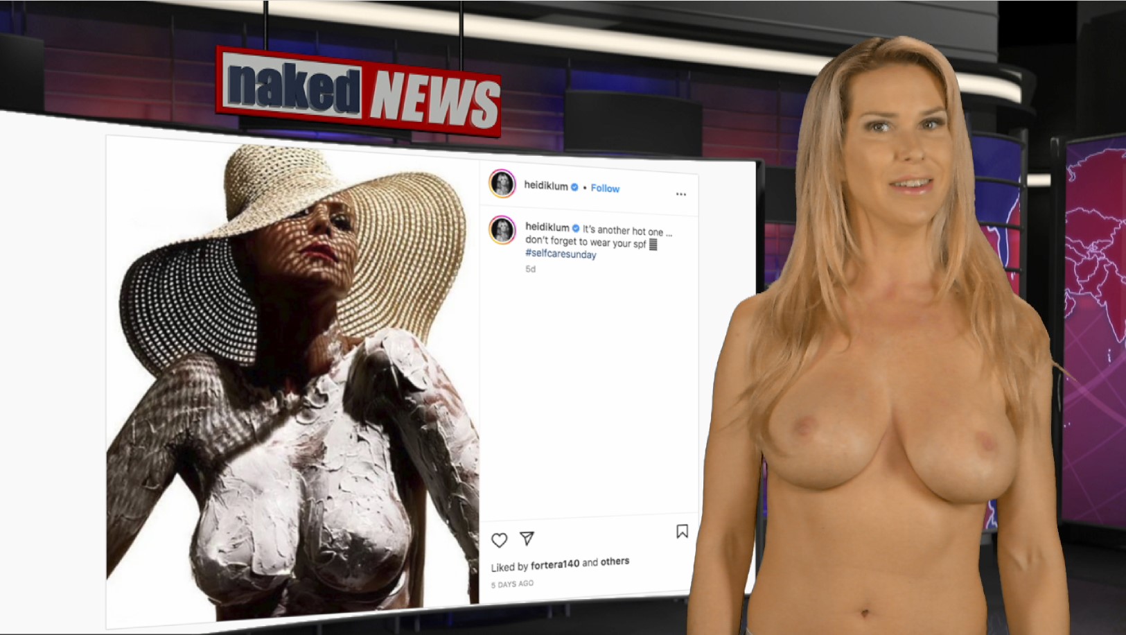 ashley lakey recommends hottest naked news pic