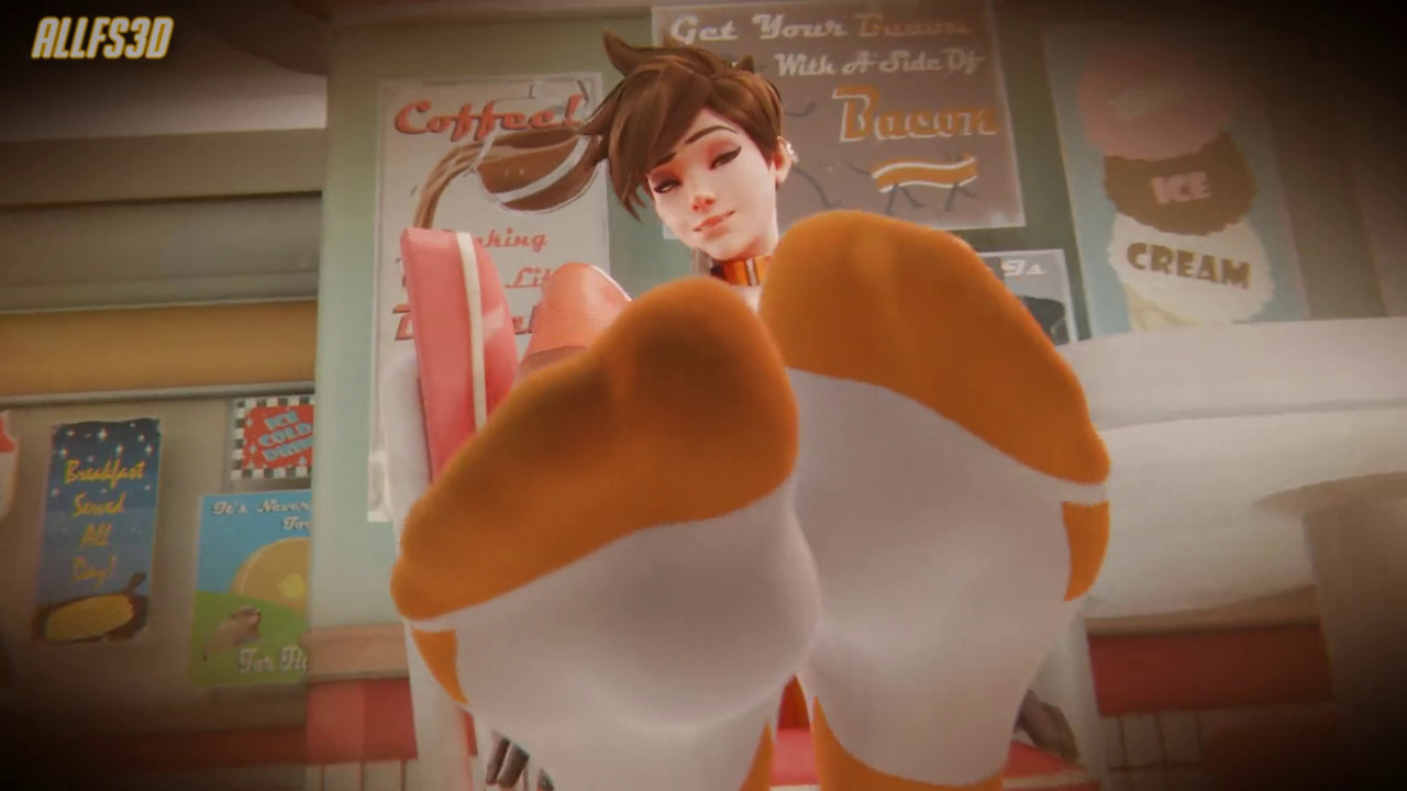 Best of Overwatch tracer footjob